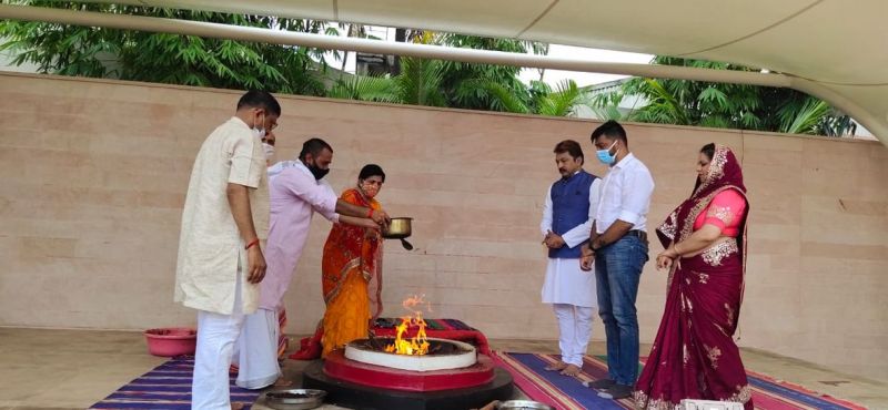 सुसवाणी माता धाम में नवरात्रि महोत्सव शुरू