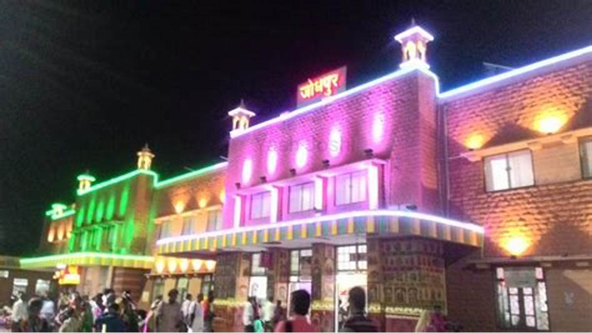 RAILWAY---ऊर्जा प्रबंधन में देश में अव्वल जोधपुर रेलवे स्टेशन