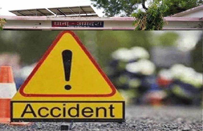सड़क दुर्घटना में तीन युवकों की मौत