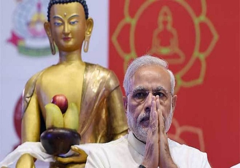 PM Modi Kushinagar will offer Sewer to 20 Buddhist Monks at Mandir