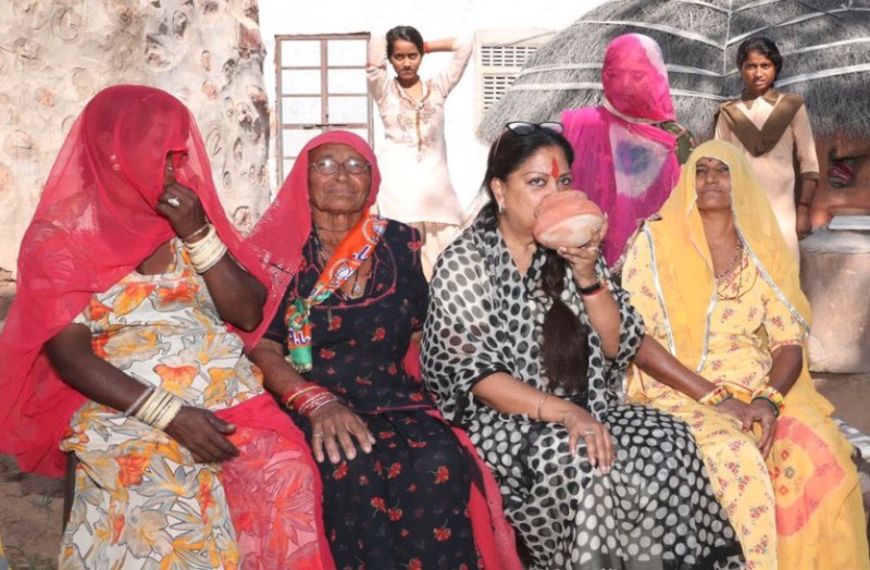 Vasundhara Raje reacts on CM Face and Gehlot-Pilot issue