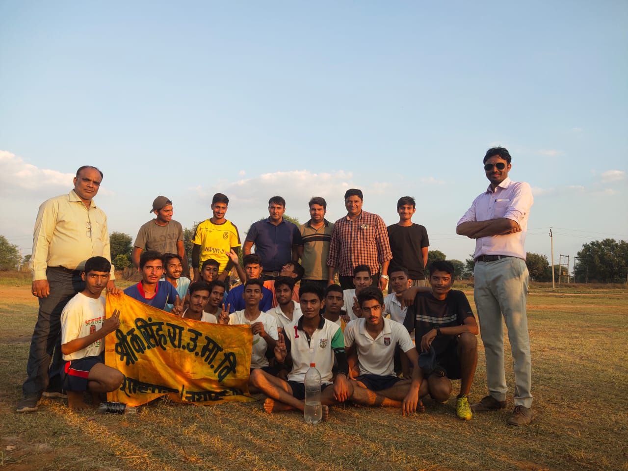 जिला स्तरीय फुटबॉल प्रतियोगिता में शाहपुरा की टीम ने बाजी मारी