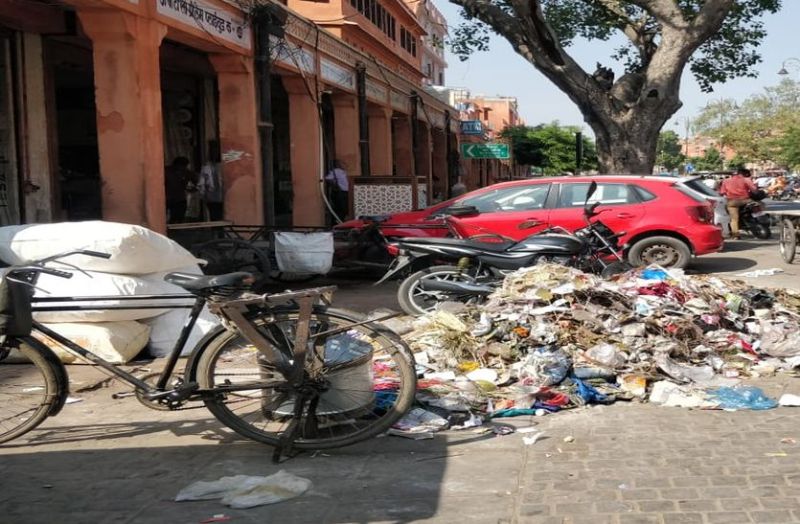Heritage Municipal Corporation दिवाली सजावट के बीच बाजारों में 'कचरा'