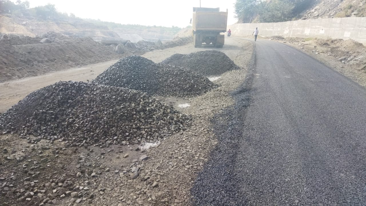  road started sinking during asphaltization