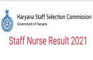 HSSC Staff Nurse Result