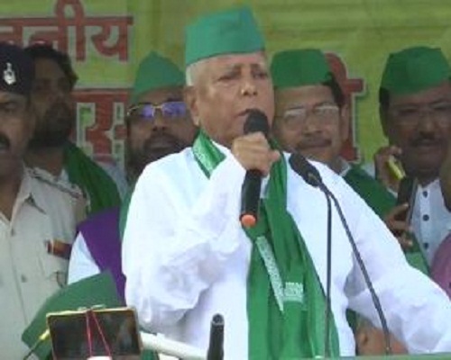 RJD Chief Lalu Prasad yadav