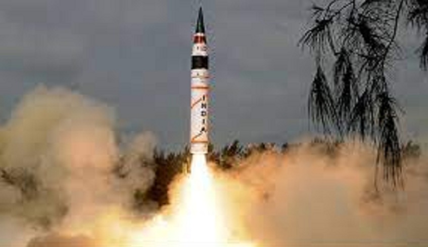 agni 5 ballistic missile successfully test fires in india