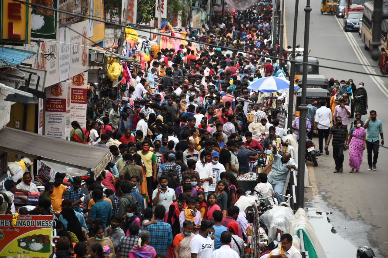 चेन्नई में एक दिन में बिना मास्क पकड़े गए 5 हजार लोग, वसूला 10 लाख से अधिक का जुर्माना