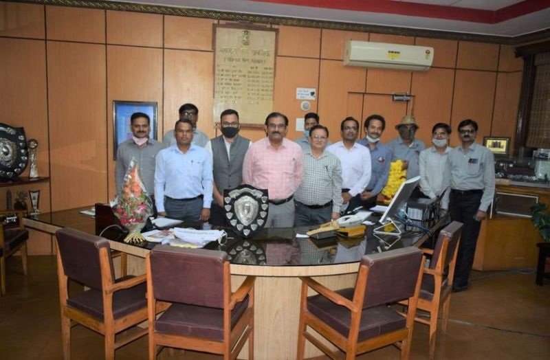 Ratlam Rail Division Diesel Shed got shield