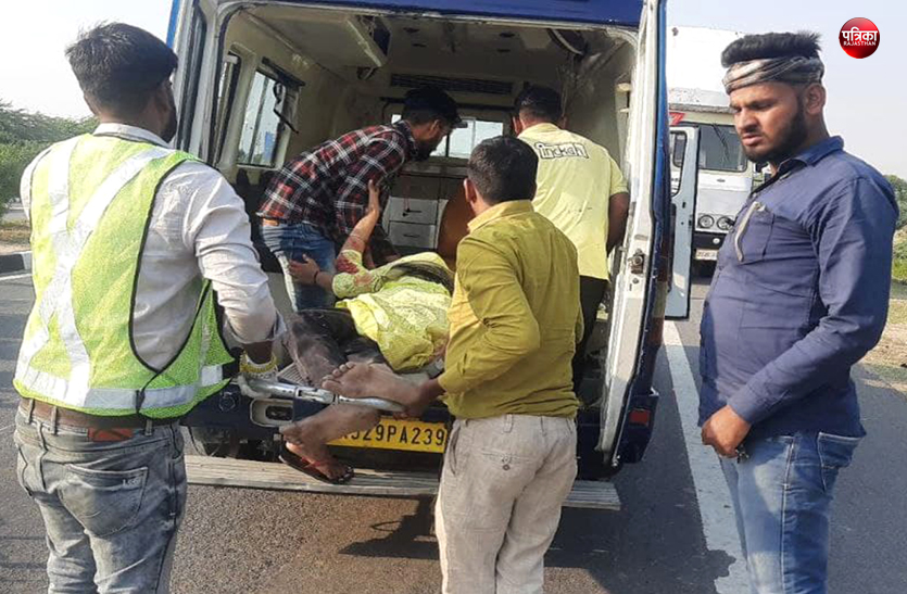 जयपुर-कोटा मार्ग पर ट्रेलर की टक्कर से एक की मौत, दो घायल