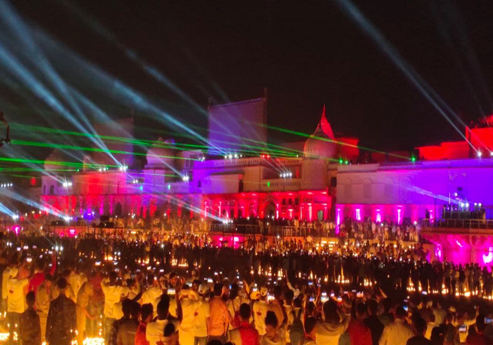 ayodhya deepotsav world record 2021 live video