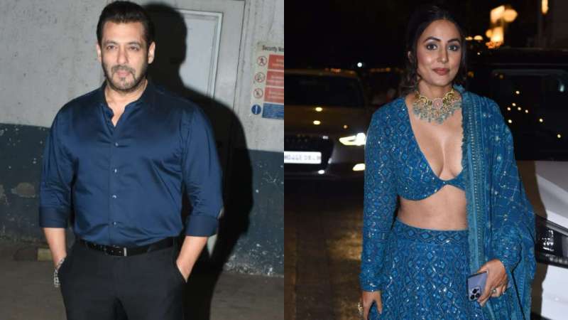 Salman Khan and Hina Khan entry at Ekta Kapoor Diwali Party