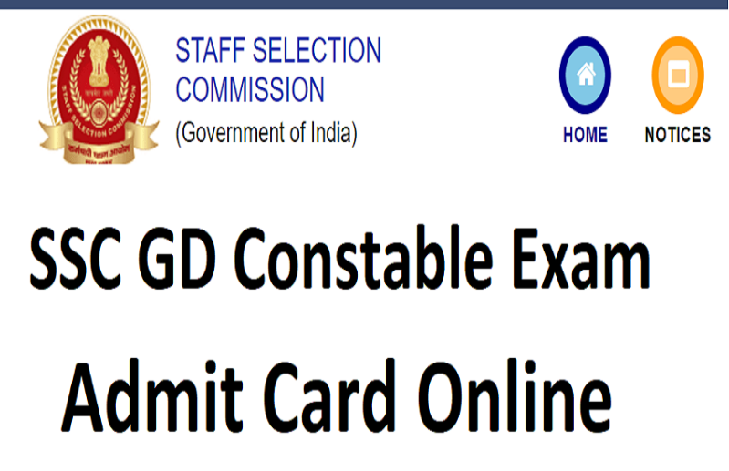 SSC Constable GD Admit Card 2021
