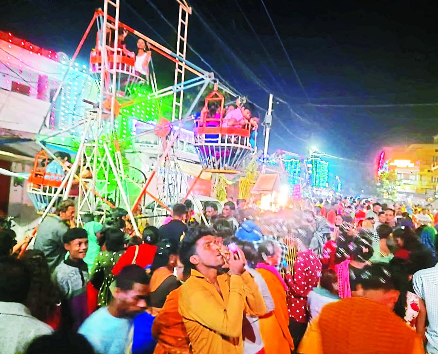गुलौआ में चंडी पूजा के साथ दो दिवसीय पारम्परिक उत्सव शुरू