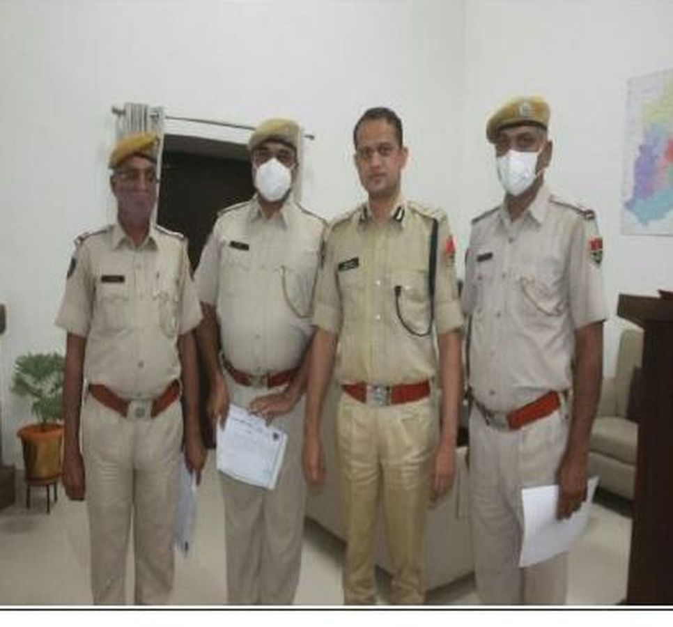 महिला के अपहरण के तीनों आरोपियों को भेजा जेल, दो एएसआइ व चालक सम्मानित