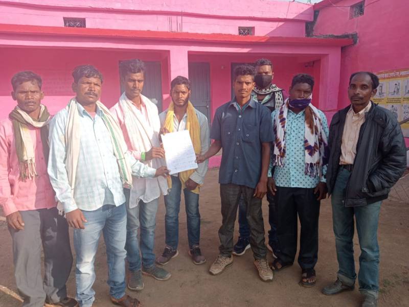 Amount withdrawn without construction work in Gram Panchayat