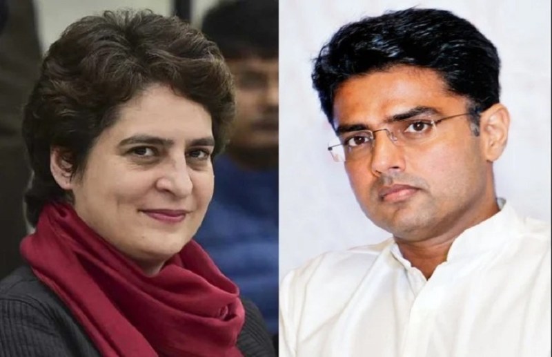 Priyanka Gandhi Sachin Pilot
