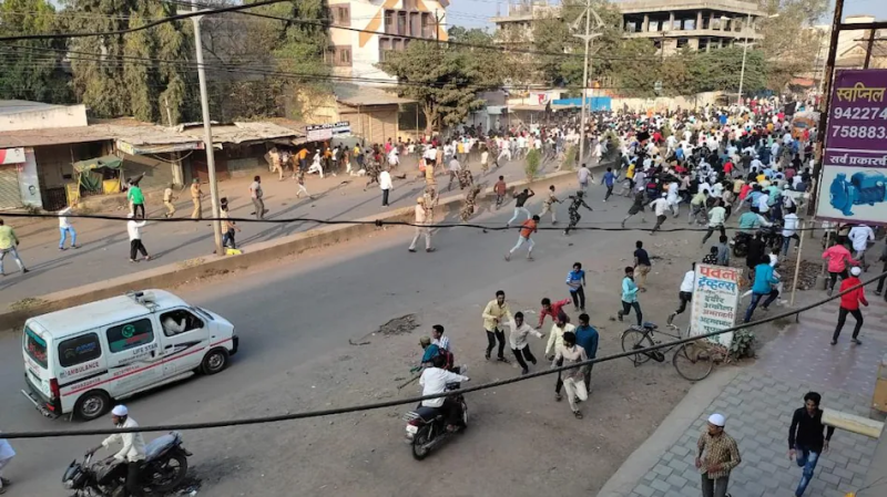 violence in maharashtra against of tripura violence