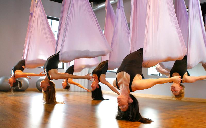 aerial yoga for your body fitness