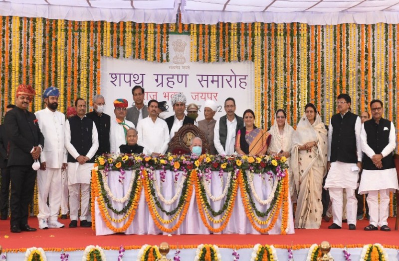 CM ashok gehlot allocates portfolios to ministers