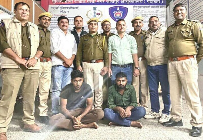 मकान से लाखों के जेवर चोरी का खुलासा, दो गिरफ्तार