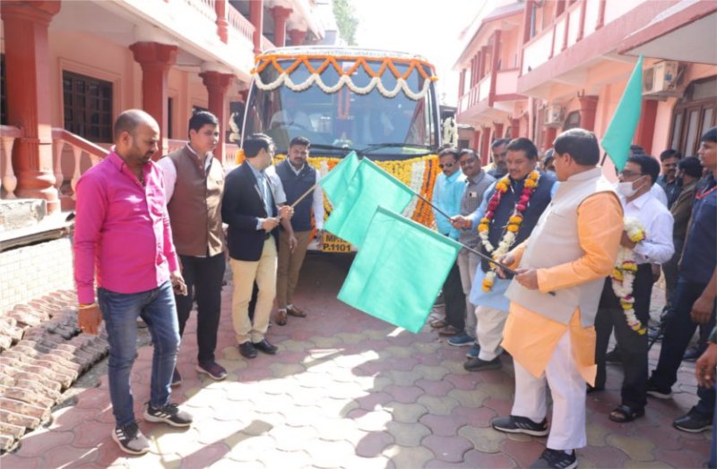 Ujjain Darshan bus started from Mahakal temple