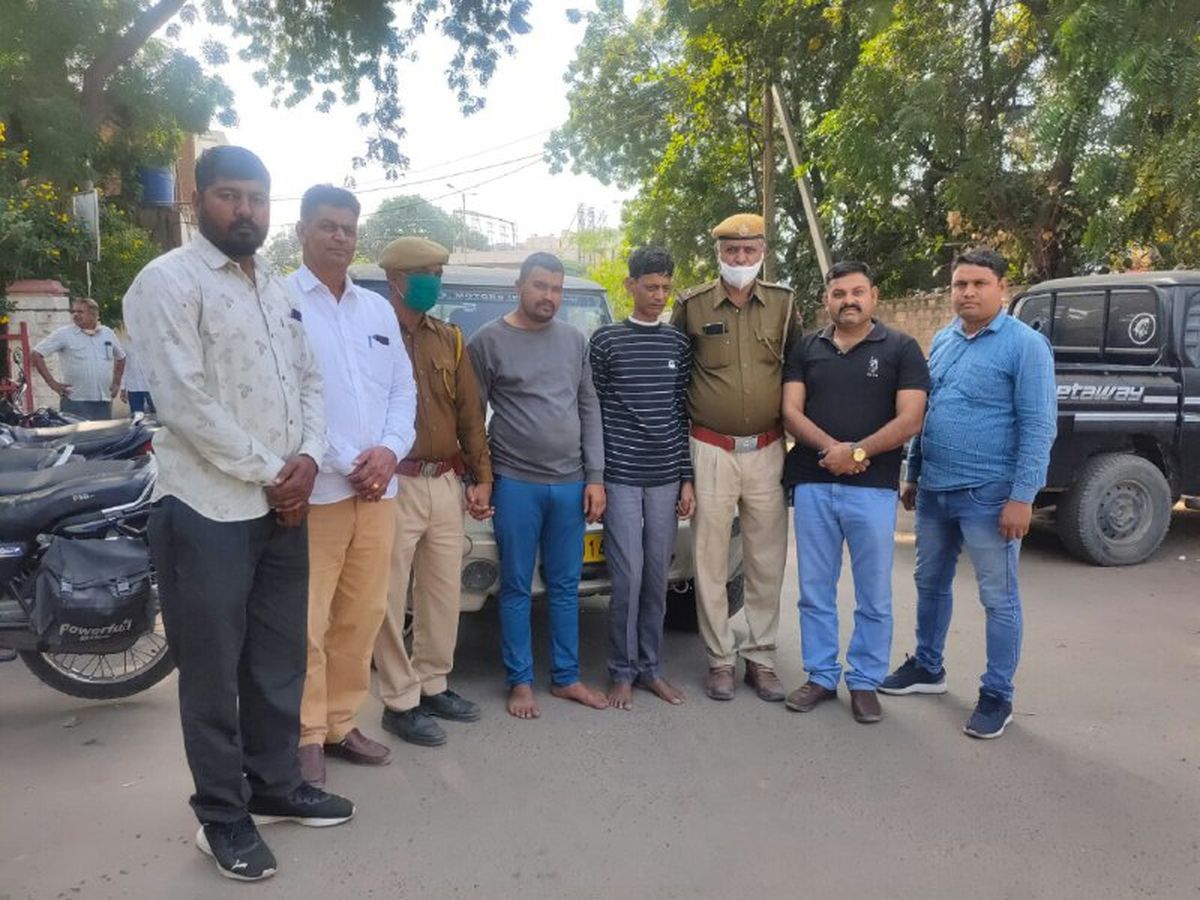 केकड़ी से बोलेरो कैम्पर चुराकर ला रहे दो युवक गिरफ्तार