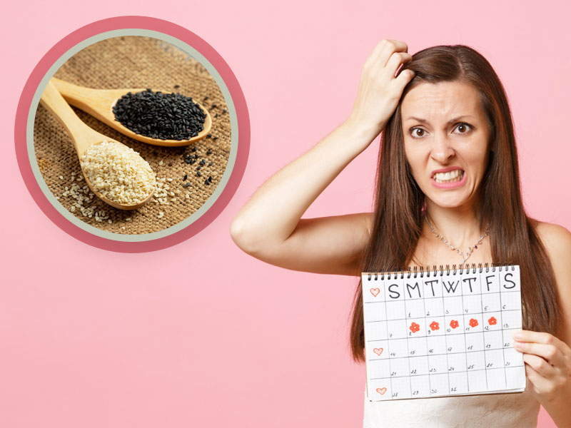 how beneficial sesame is in periods