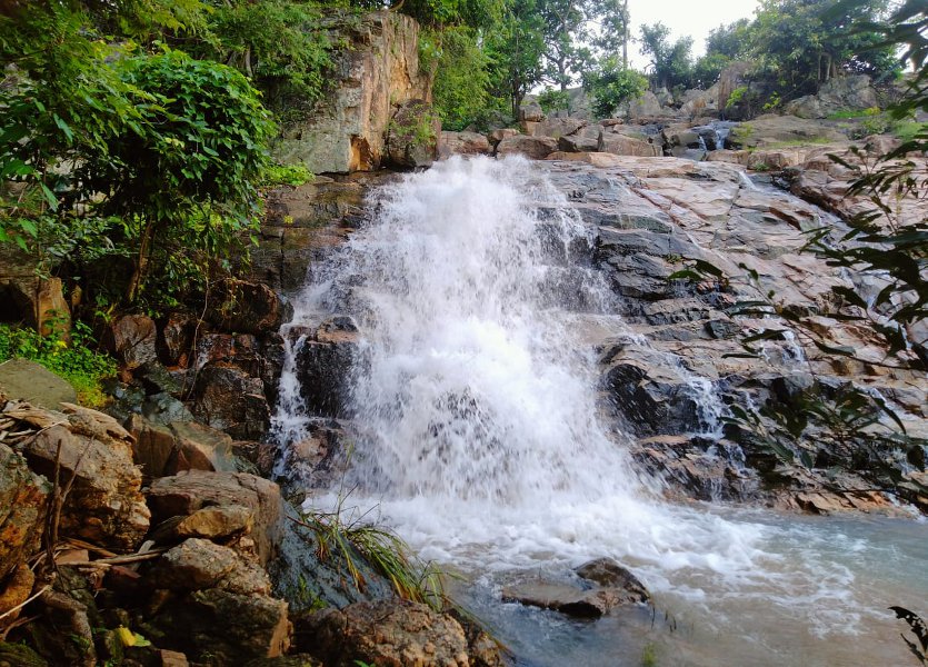 Satbahini Waterfall in Balrampur district