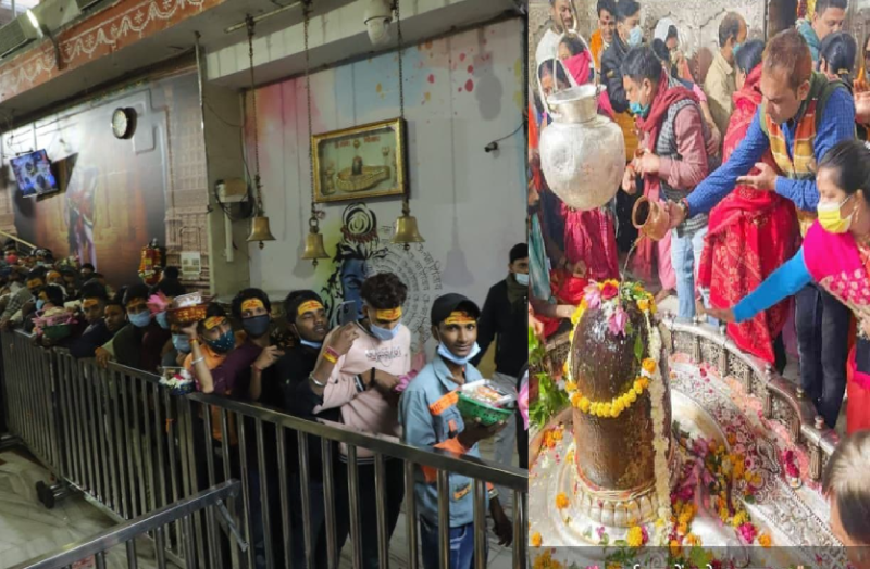 महाकाल मंदिर में गर्भग्रह प्रवेश प्रारंभ, अब नजदीक से कर सकेंगे दर्शन