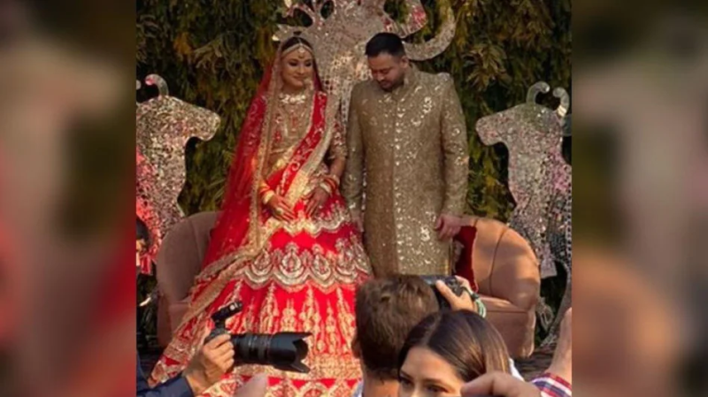 rjd leader tejashwi yadav got married with alexis