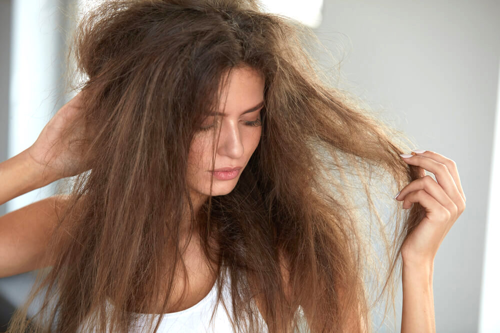 easy home remedies damaged hair in winter