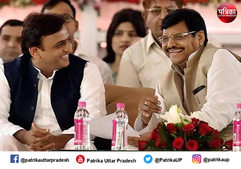 अखिलेश और शिवपाल के गठबंधन से सैफई में खुशियों से झूमी जनता, मना जश्न