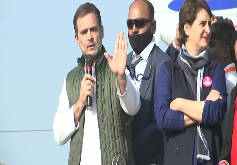 Rahul Gandhi Lashes out at Modi Government in Amethi Padyatra