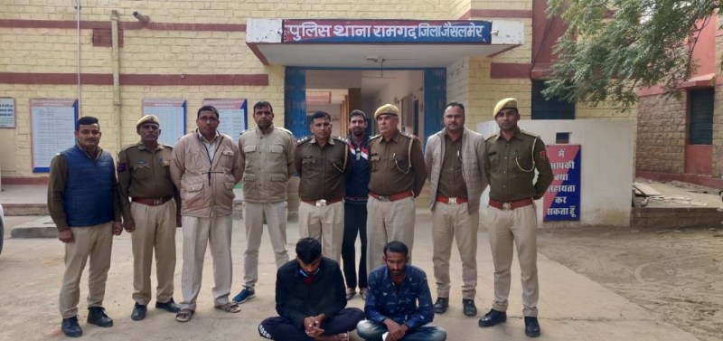 नकबजनी की वारदात का खुलासा, दो गिरफ्तार