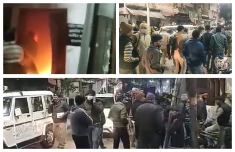 प्रयागराज कीडगंज गोलीकांड: दो सगे भाइयों पर अंधाधुंध फायरिंग, दबंगों के घर जलाए स्थानीय