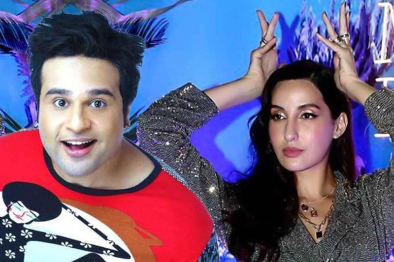 NORA FATEHI AND KRUSHNA ABHISHEK