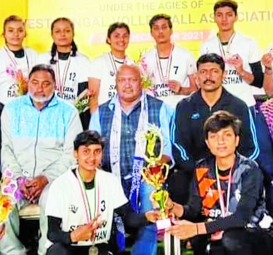 Rajasthan's women players won bronze in Bengal