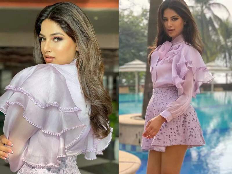 मिस यूनिवर्स हरनाज संधू ने फ्लॉन्ट की अपनी मिनी ड्रेस, कीमत जानकर हो जाएंगे हैरान