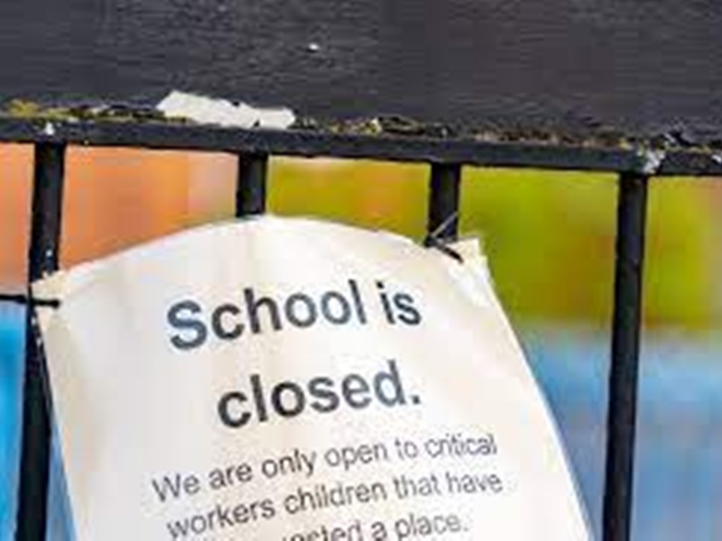 Symbolic Photo of School Closed
