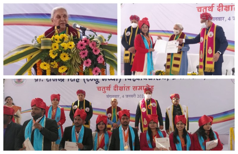 विद्यार्थियों के लिए वर्तमान कार्यों को समाप्ति और अपने सपनों को आकार देने के लिए एक नये अध्याय की होगी अब शुरूआत- राज्यपाल