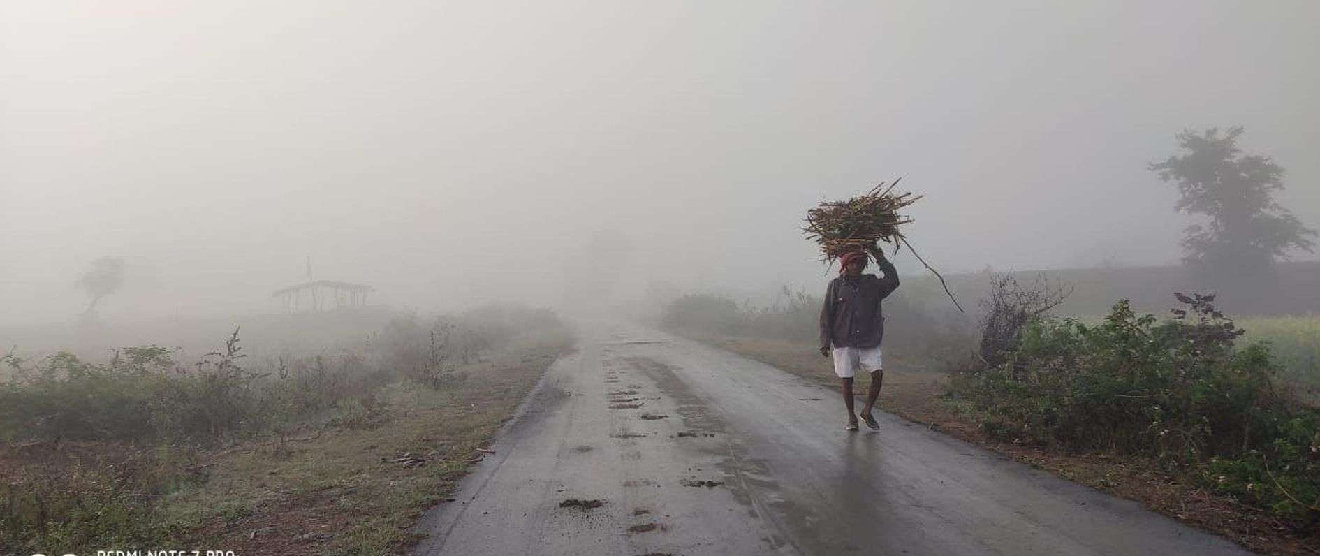 weather: मौसम ने दिखाए दिन में कई रंग, देखे यह फोटो…