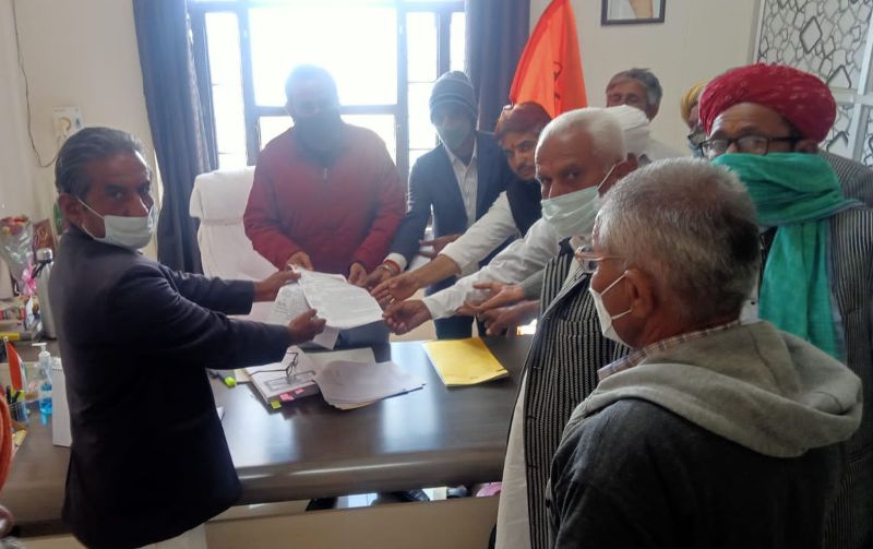 भारतीय किसान संघ ने सौंपा ज्ञापन, लाभकारी मूल्य की मांग