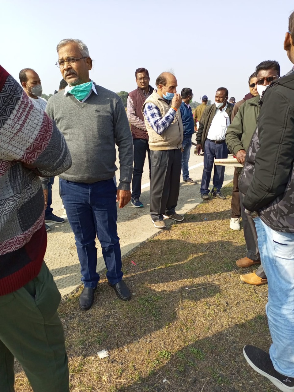 ADM inspected NH-43 and Tehsil Kotma