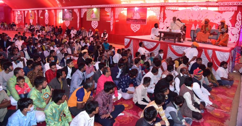 परमात्मा मंदिर की प्रतिष्ठा पुण्य कर्मों का नतीजा- महंत प्रतापपुरी