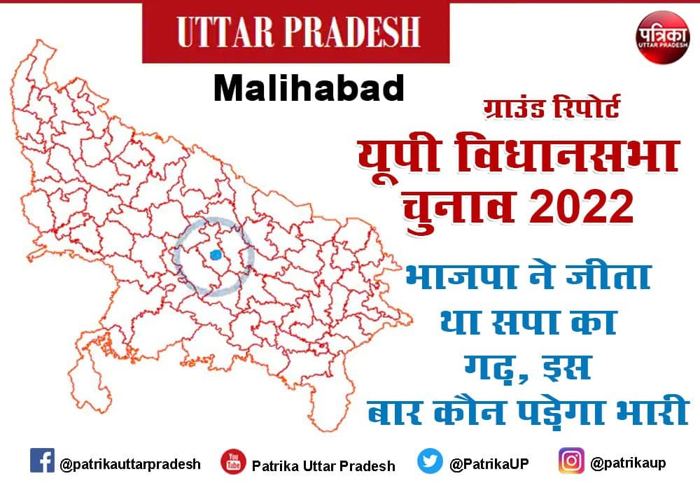 Uttar Pradesh Assembly Election 2022 : भाजपा ने जीता था सपा का गढ़ मलिहाबाद , इस बार कौन पड़ेगा भारी