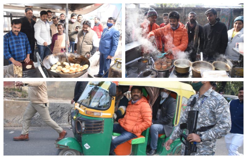 संघर्ष के दिनों को याद करते हुए भाजपा के इस कैबिनेट मंत्री ने ठेले पर छानी कचौड़ी और बनाई चाय