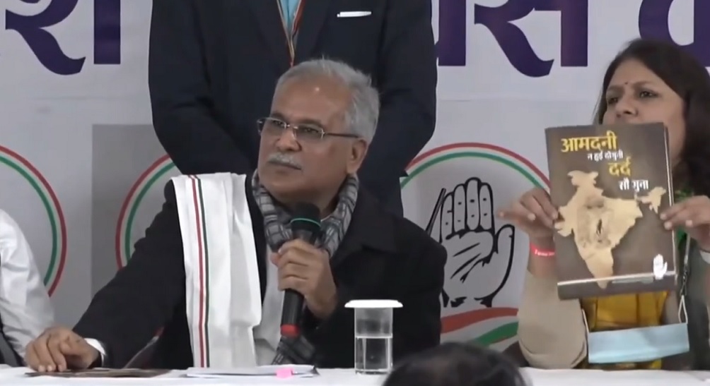 मुख्यमंत्री भूपेश बघेल का मोदी-योगी सरकार पर हमला, बोले- किसानों की आमदनी नहीं, खेती की लागत बढ़ी