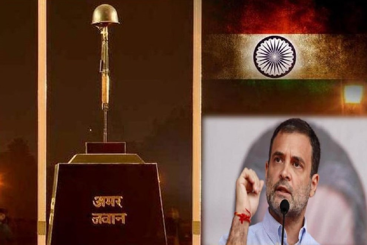 Rahul Gandhi attack on Mod govt on extinguishing Amar Jawan Jyoti