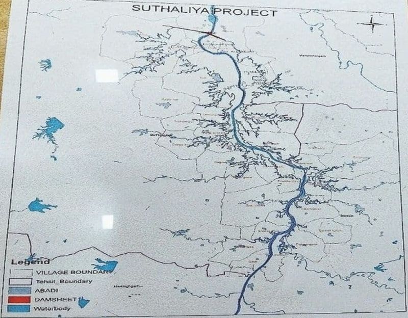 suthaliya sichai pariyojna on Parvati River